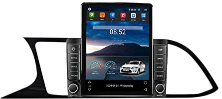Android 11 Estéreo para coche con GPS navegación por satélite para Seat Leon MK3 2013-2018 reproductor multimedia con pantalla táctil de 9,7 pulgadas WIFI Bluetooth Mirror Link TPMS CarPlay controles