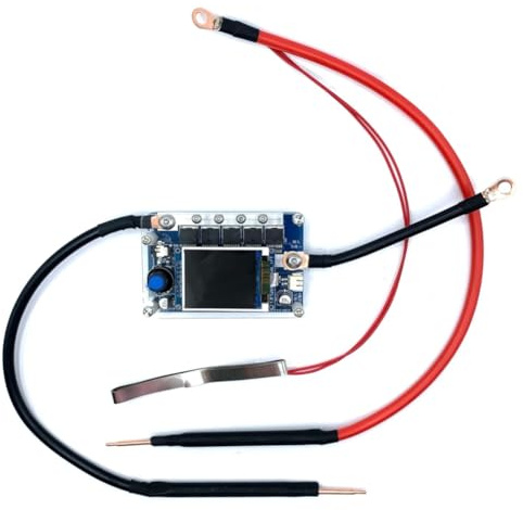 Eieenotee 1 PCS Blue Mini Spot Welder Control Board Portable Digital Display Spot Welding Machine 7-14V Battery DIY 18650 Battery Pack