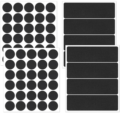 Elegaperma 68 Pcs Furniture Felt Pads,Felt Furniture Pads Floor Protectors | Adhesive Non Slip Pads for Furnitures,Keyboard,Door Handle,Flooring,Vase,Appliance,Chair,Eliminate Noise and Anti-Scratch