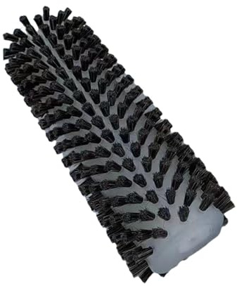 QUILSTM Robuste Skiwachsbürste für Skifahrer, die ihre Ausrüstung mit minimalem Aufwand pflegen möchten. Sorgt für EIN gleichmäßiges und glattes Wachsen der Ski. , Rosshaarbürste , Länge 20 cm