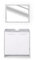 Vicco Conjunto de Muebles de baño Kiko, Hormigón/Blanco, 2 Piezas