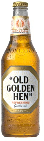 Old Golden Hen, Golden Beer Bottled Beer, Case of 8 x 500ml beer bottles