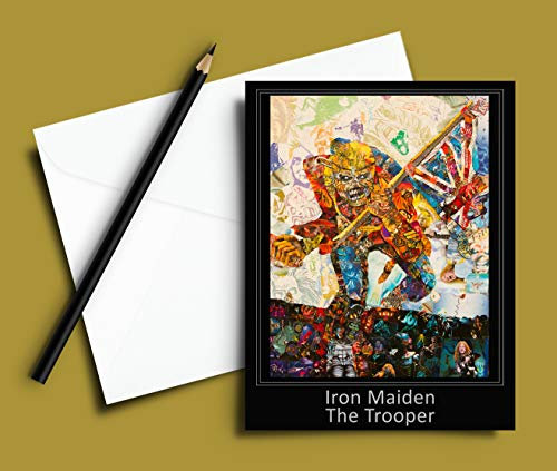 Iron Maiden The Trooper Collage Card