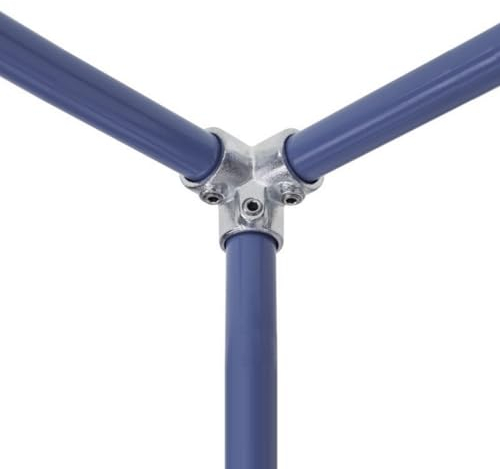 WITTKOWARE Rohrverbinder aus verzinktem Temperguss, für Rohr-Außendurchmesser 26,9mm (¾), Formteil: Eckverbinder 90°