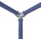 WITTKOWARE Rohrverbinder aus verzinktem Temperguss, für Rohr-Außendurchmesser 26,9mm (¾), Formteil: Eckverbinder 90°