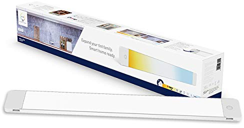 tint Smarte LED-Unterbauleuchte ALBA – Steuerbar per Alexa oder Fernbedienung – Dimmbare Küchen- oder Regalbeleuchtung mit weißem Licht 2700-6500 K – 50 cm