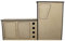 Mueble de Cocina para Caravana Autocaravana Casa Rodante Casa Móvil Cámper de Madera MDF 202x42x124cm 18mm Espesor con Acabado Negro 3 Armarios y Botellero GRATIS Proyecto Bricolaje Autoconstrucción