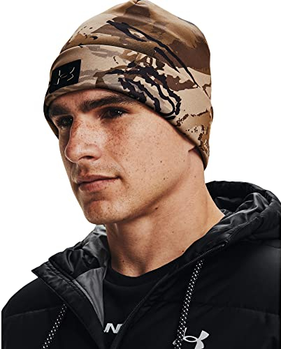 Under Armour Herren Storm Beanie Mütze für kaltes Wetter, Ua Barren Camo (999)/Schwarz, Einheitsgröße
