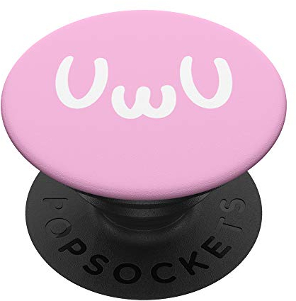 UWU Gesicht / Kawaii Japanischer Anime Fan PopSockets mit austauschbarem PopGrip