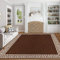 renoazul® Rugs for Living Room with Large Heavy Duty, Non-Slip and Washable, Geometric Non-Shed Low Pile Bedroom Decor, Kitchen and Hallway Anti slip Rug | 160 x 230 cm, Greeky Rug - Brown & Beige