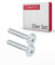 Gedotec Tornillos para muebles M4 acero galvanizado - H10644 | 25 piezas - Tornillos para tiradores | Conectores para muebles - M4 x 35 mm