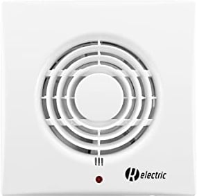 Extractor Aire WC Ventilador Baño Cocina 20W 100MM 220V Silencioso con Válvula antirretorno, Integrada,Ideal para Baño,Cocina,Inodoro, bajo consumo y alta eficiencia (20W)