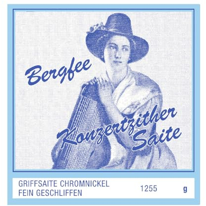 Optima Zither-Saiten Griffsaiten Münchner Stimmung Normal g Chromnickel geschliffen 1255