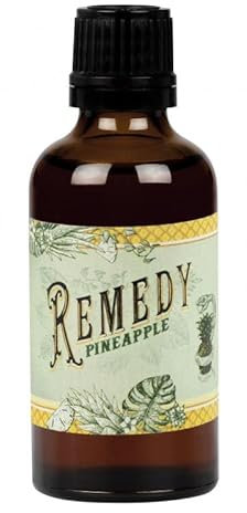 Remedy Pineapple | Gold London Spirits Awards | auf Basis 3 karibischer Rums | mit natürlicher Essenz aus der Ananas sowie einem Hauch Vanille | 40% Vol. | 50ml