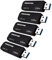 GIGASTONE 128GB Flash-Laufwerk (5 Stück) Z30 USB 3.2 Gen 1, 100MB/s UltraSchnell, Schlüsselring-Öse, Push-Pull, Datenspeicherung, Backup für PC/Mac/TV/Auto, USB 2.0/3.0/3.1 Kompatibel