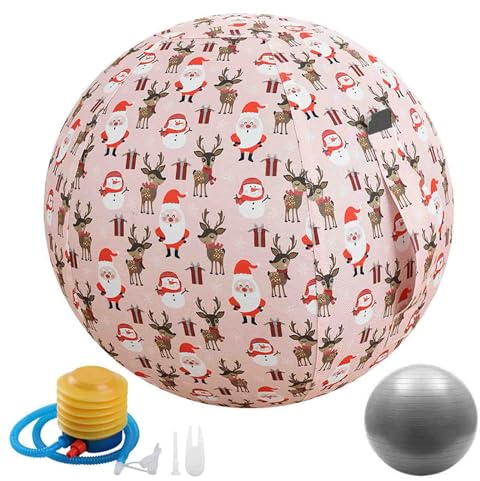 BXYWMDGB Gymnastikball Sitzball Für Büro&Zuhause,Verbessern Sie Gleichgewicht,Rumpfkraft Und Körperhaltung,Rückenschmerzen Lindern,004,55cm
