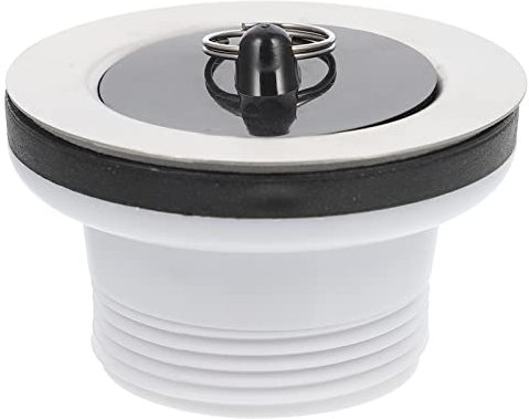 FONDOTIN Wannenablassschraube Ablassschraube Für Das Waschbecken Spüle Abtropffläche Wäschewanne Edelstahlstopfen Abflussstopfen Für Waschbecken Wannenablaufstopfen