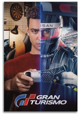 nZamo Gran Turismo Poster, Wandkunst, Dekor, Leinwandposter und Drucke für Zimmer, ästhetisch, 30 x 45 cm, ungerahmter Stil