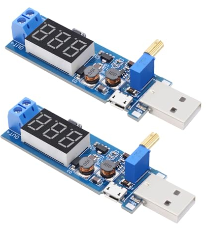 APKLVSR DC-DC Step Up Down Power Supply Modul,USB DC-DC 5V bis 3.3V/9V 12V 24V Boost Buck Converter Modul Einstellbar Spannunswandler,Step Up Converter