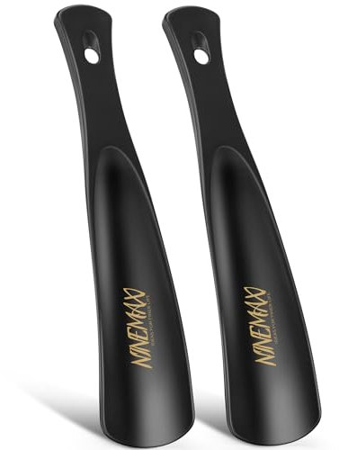 NINEMAX Chausse Pied Plastique Court, Chausse-Pied En Plastique Pratique Voyage 19cm Pour Enfant Femme Homme (Paquet de 2)