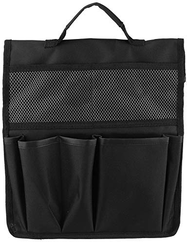 Qukaim Kneeler Bank Hocker Werkzeugtasche Garten Kniebank Hocker Werkzeugtasche Faltbar Outdoor Arbeitswagen Hängende Organizer, Schwarz