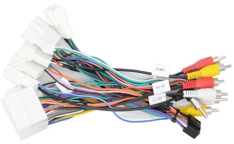 Car Head Unit Wire Hareness for Ca‑ry CorÁlla RAV4 4Ruṇner Tacùma, Fit Car Stereo Radio Power Cable USB CANBUS Decoder Adapter Support J-B-L Amplifier SWC
