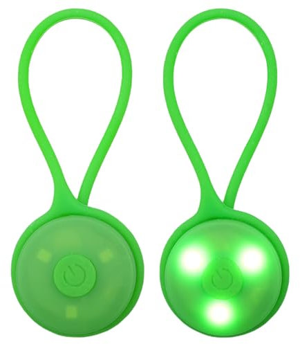 XIASHENG 2 Stück Blinklichter Schulranzen Licht,Blinkies,Ranzen Anhänger Schulranzen Leuchtanhänger Licht Kinder schulweg,wasserdichte Sicherheit Licht Reflektor Anhänger für Rucksack Joggen Wandern