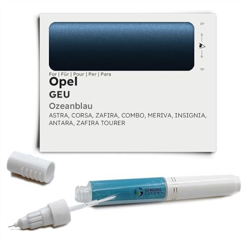 Genuine Colors Lackstift OZEANBLAU GEU für Opel Blau Astra Corsa Zafira Combo MERIVA Insignia Antara Tourer