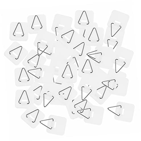 Alipis 100pcs Hook up Picture Hanging Wire Discs Display Self Adhesive Plate Hooks Adhesive Hangers Picture Wire Plug Blank Electrical Gang Low Plate Stand Fixing Hanger for Plate Plastic