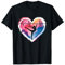 Turnerin Herz Akrobatik Gymnastik Herzschlag Turnen T-Shirt