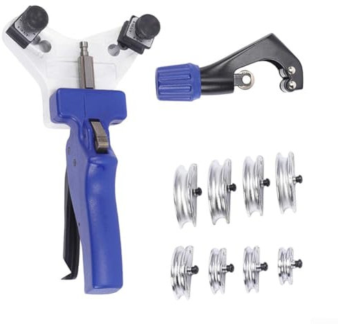 Piegatubi manuale in rame e alluminio per 1/4 '' a 1/2'', per applicazioni HVAC e idrauliche