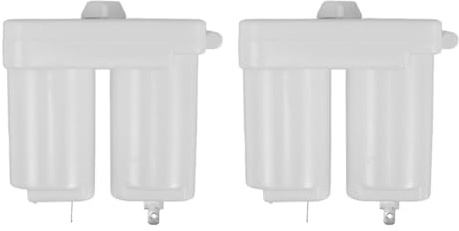 CHICAMPERA Caja de Batería para Calentador de Agua, Caja de Plástico para Fuente de Alimentación Paralela, 2 Unidades, Resistente al Agua, para Uso en Calderas de Gas y Vehículos Recreativos