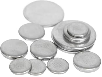 1-20 piezas disco redondo plano sólido 304 acero inoxidable 6-65mm placa de Metal hoja Circular arandela de almohadilla plana sin agujero(OD10x2mm 20pcs)