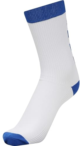 Hummel Unisex Element Indoor Sport 2 Pack Socken, WHITE/TRUE BLUE, 37 EU
