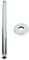 Shower Arm Wall Mounted Stainless Steel Top Round Shower Extension Arms Pipe for Bathroom Ceiling Shower Head Accessories(12 Inch)