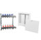 Fußbodenheizung Verteilerschrank Unterputz UP + Heizkreisverteiler SET Heizung Verteiler-Set UP-HKV HKV2+UP2-3