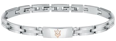 Maserati Maserati Jewels Herren Armband, aus Edelstahl, Rosegold PVD - JM121ATK12