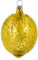 Marolin Glasornament Zitrone, patiniert