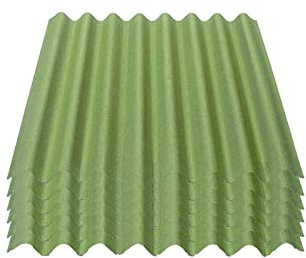 Onduline Easyline Dachplatte Wandplatte Bitumenwellplatten Wellplatte 6x0,76m² - grün