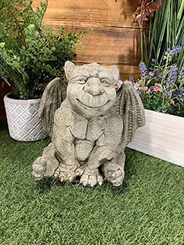 J and L Stone Ornaments Stone Winged Gargoyle Gothic Ornament