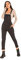 Nina Carter Salopette da donna, in denim, stile vintage, tuta estiva, Nero (S512-1), XL