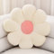 Sioloc Flower Shaped Throw Pillow Butt Cushion, Floor Pillow,Seating Cushion,Cute Room Decor & Plush Pillow for Bedroom Sofa Chair(White,15.7'')