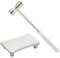 OLYCRAFT 16x3.4x1.4cm Mini Martello in Acciaio Inossidabile Martello per Gioielli Martello a Doppia Testa per Gioielli in Acciaio Inox con 4x6x1.3cm per Stampaggio di Gioielli in Metallo