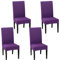 JMYDecor Coprisedie con Schienale, 4 Pezzi Coprisedia Elastico per Coprisedie Sala da Pranzo Rivestimento Sfoderabile, Fodere Sedie con Schienale Copertura Protettiva per sedie