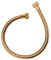 ADGO Arno Duschschlauch 70cm, Shower hose Rosegold Anschlussschlauch für Duschen, Universal, 1/2 Zoll Gewinde, Stahlumflochtenes Gummi, Flexschlauch, Stahlflex Schlauch