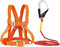 Btstil Safety Harness Kits, Safety Fall Arrest Harness Full Body Height Fall Protection Safety Harness Aerial Work Fall Protection Rescue Harness Adjustable Belt with Hook (Big Buckle 3m)