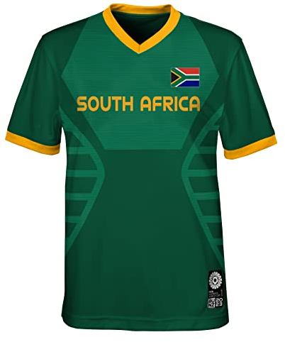FIFA T-Shirt Officiel Unisexe pour la Coupe du Monde de Football 2023 pour Femme - Afrique du Sud - 1 pièce