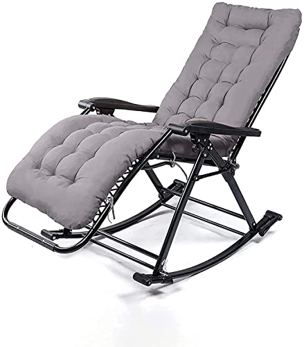 Zero Gravity Chair Klappbarer Liegegartenstuhl Einzelner Balkon-Strandstuhl für die Mittagspause zu Hause für den Garten und das Camping im Freien F (Color : D) (H) The New
