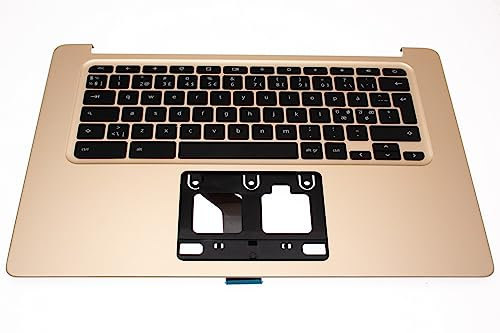 acer Tastatur Nordisch (Nordic) + Top case Gold Chromebook 14 CB3-431 Serie (Original)