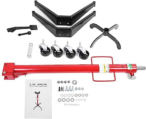 YOGAYE Jack -1100 Lbs Hydraulic High Lift Foot Pump Spring Loaded Transmission Jack
